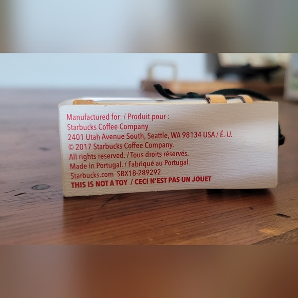 Starbucks- NWT- 2017 French Press Christmas Ornament - Picture 4 of 4